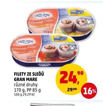 FILETY ZE SLEĎŮ GRAN MARE
