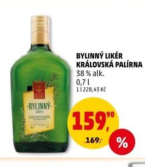 Bylinný likér Královská palírna