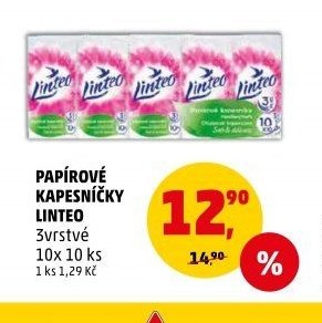 Papírové kapesníčky Linteo