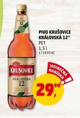 PIVO KRUŠOVICE KRÁLOVSKÁ 12