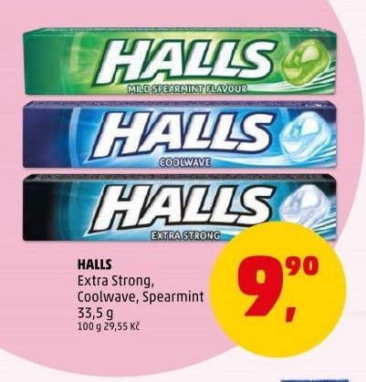 Halls Extra Strong, Coolwave, Spearmint