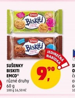 Sušenky Biskiti Emco