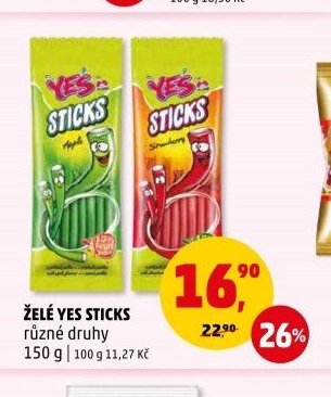 Želé Yes Sticks