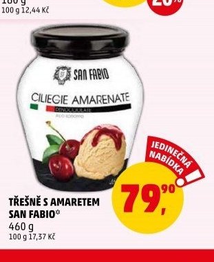 Třešně s amaretem San Fabio