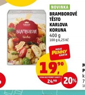 Bramborové těsto Karlova Koruna