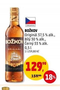 BOŽKOV Originál, Bílý, Černý