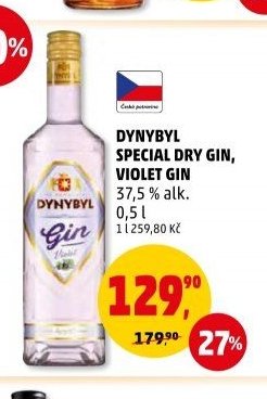 DYNYBYL SPECIAL DRY GIN, VIOLET GIN