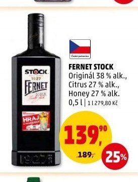 FERNET STOCK