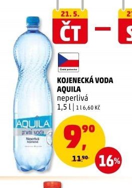 Kojenecká voda Aquila neperlivá