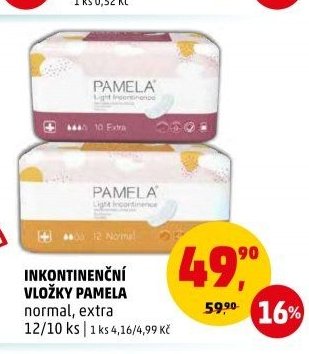 INKONTINENČNÍ VLOŽKY PAMELA