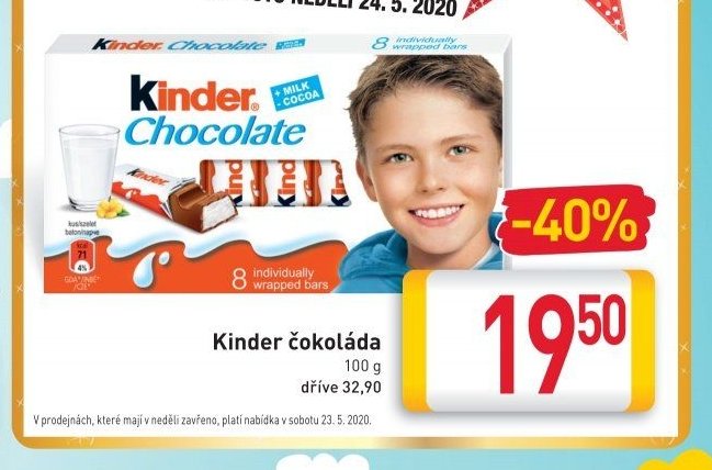 Kinder čokoláda
