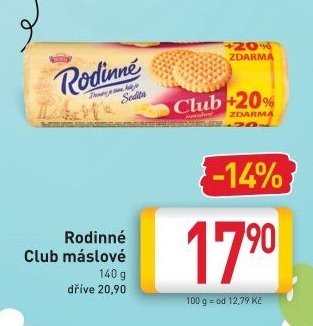 Rodinné Club máslové