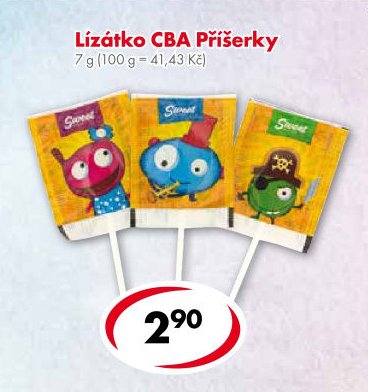 Lízátko CBA Příšerky