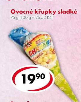 Ovocné křupky sladké