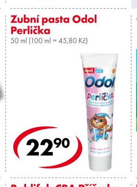 Zubní pasta Odol Perlička