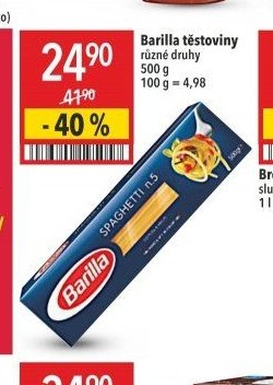 Barilla těstoviny