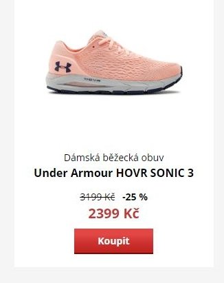 Dámská běžecká obuv Under Armour HOVR SONIC 3