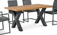 Jídelní stůl (jilm/kov) - ASKO akcniletaky.com