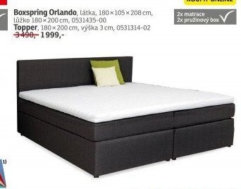 Boxspring Orlando - ASKO akcniletaky.com