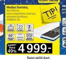Medixo Dormira, 90x200 cm, tuhá ortopedická matrace - ASKO akcniletaky.com