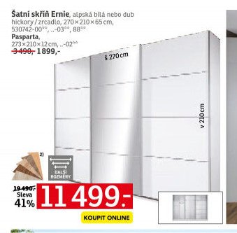 Šatní skříň Ernie - ASKO akcniletaky.com