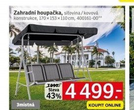 Zahradní houpačka, síťovina / kovová konstrukce, 170 × 153 × 110 cm - ASKO akcniletaky.com