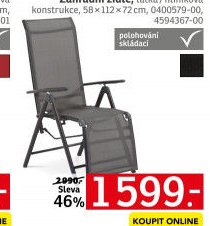 Zahradní židle, látka / hliníková konstrukce - ASKO akcniletaky.com