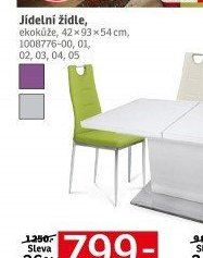 Jídelní židle, ekokůže - ASKO akcniletaky.com