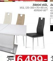 Jídelní stůl, bílá - ASKO akcniletaky.com