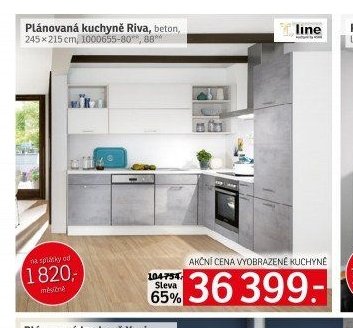 Plánovaná kuchyně Riva, beton - ASKO akcniletaky.com