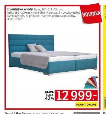 Dvoulůžko Windy - ASKO akcniletaky.com