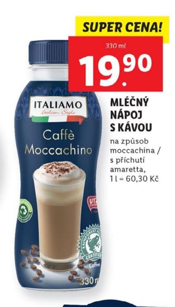 Italiamo Mléčný nápoj s kávou