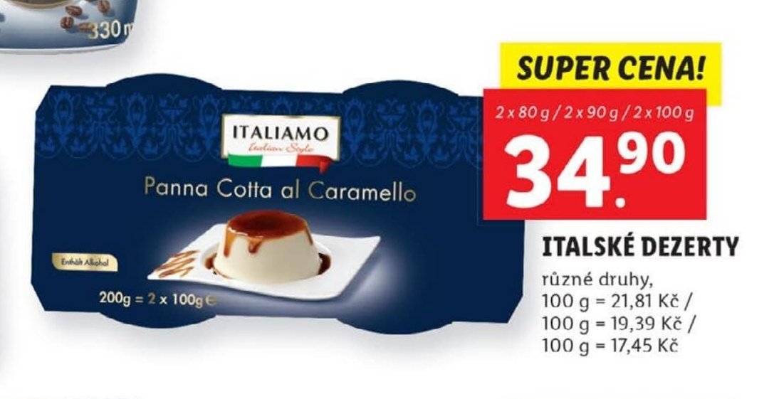 Italiamo Italské dezerty