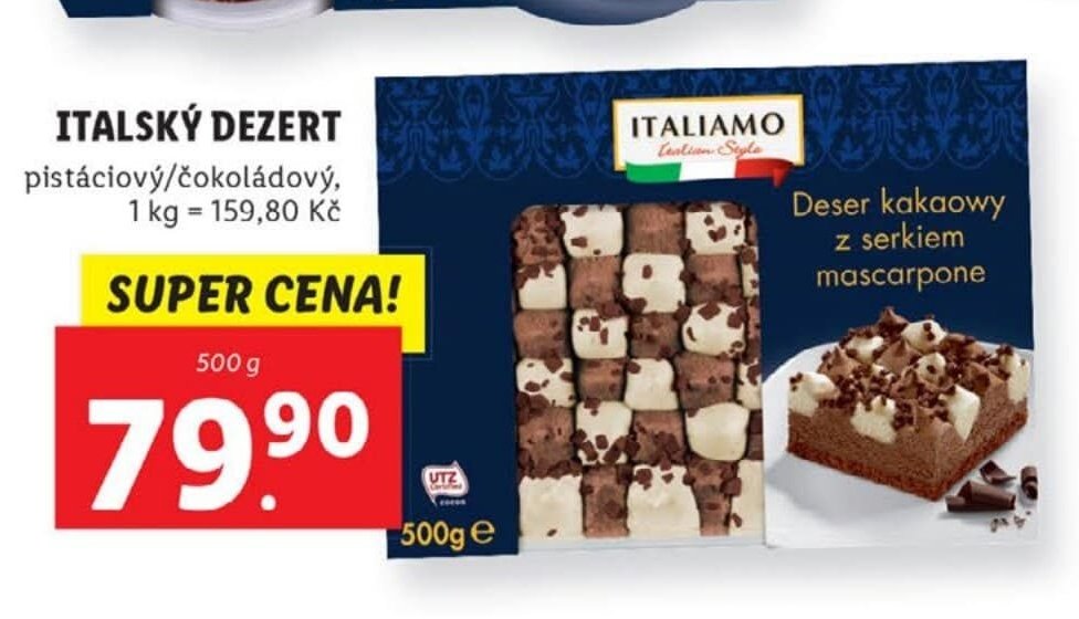 Italiamo Deser kakaowy z serkiem mascarpone
