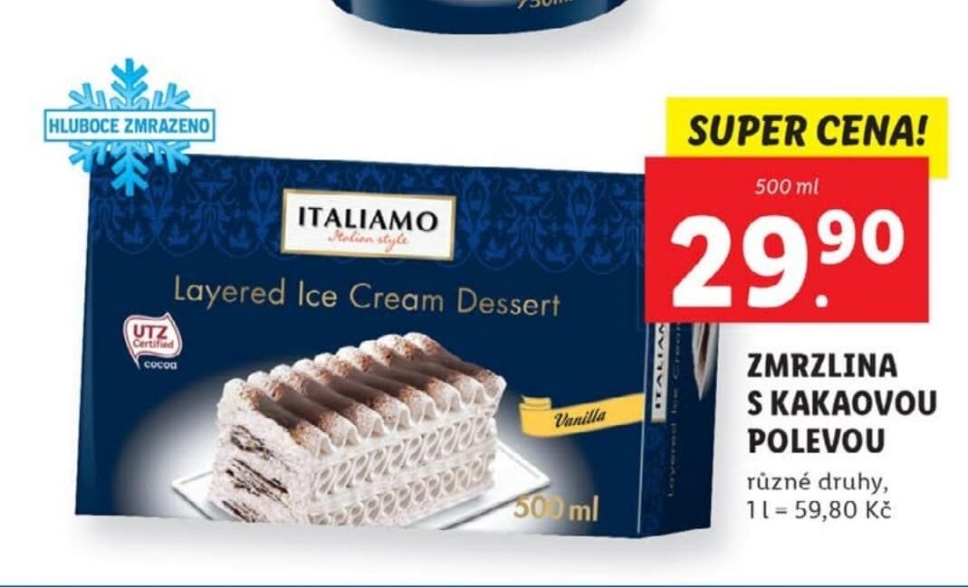Italiamo Zmrzlina s kakaovou polevou