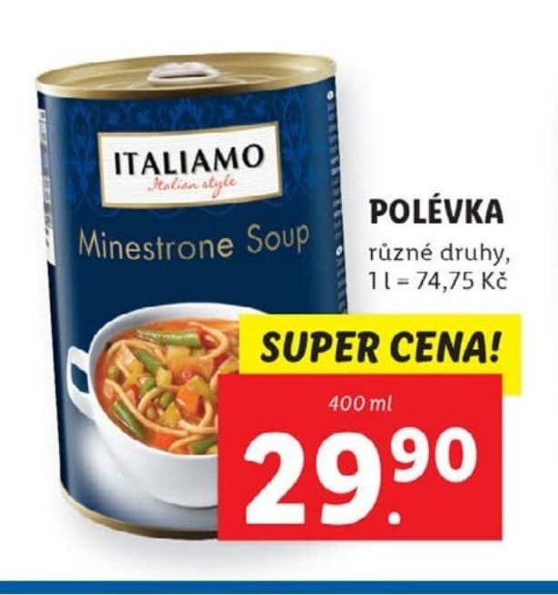 Polévka, minestrone