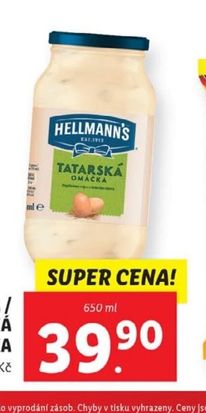 Hellmann's Tatarská omáčka