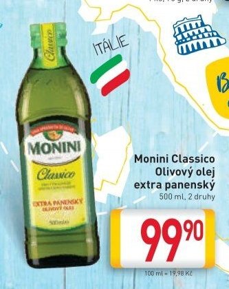 Monini Classico Olivový olej extra panenský