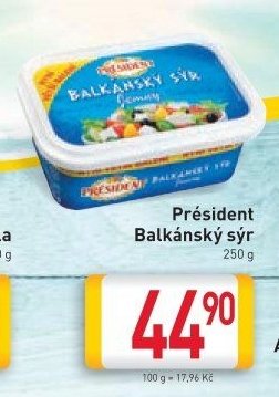 President Balkánský sýr