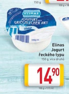 Elinas Jogurt řeckého typu