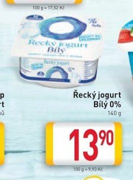 Řecký jogurt Bílý 0%