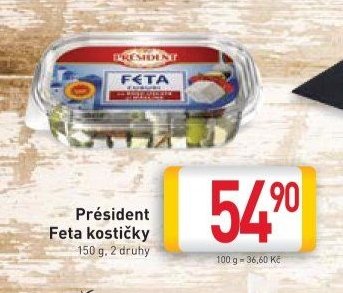 Président Feta kostičky