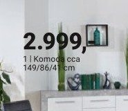 Komoda cca 149/86/41 cm