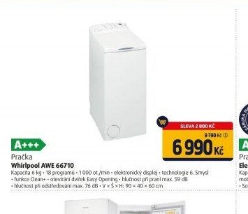 Pračka Whirlpool AWE 66710