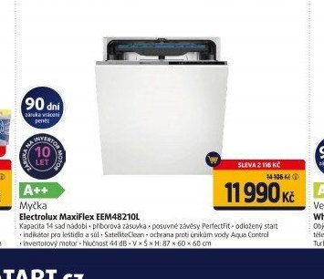 Myčka Electrolux MaxiFlex EEM48210L