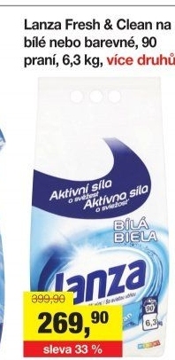 Prací prášek Lanza