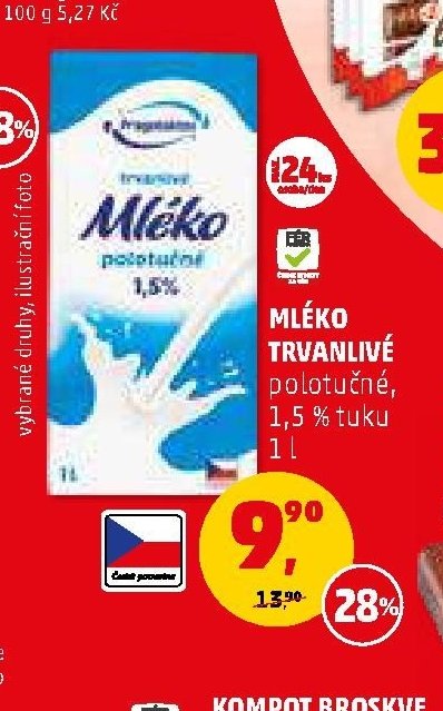 Mléko trvanlivé