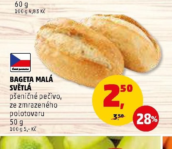 BAGETA MALÁ SVĚTLÁ