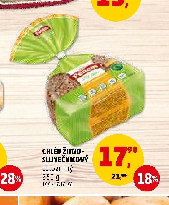 CHLÉB ŽITNO-SLUNEČNICOVÝ
