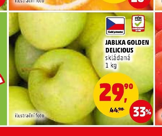 JABLKA GOLDEN DELICIOUS